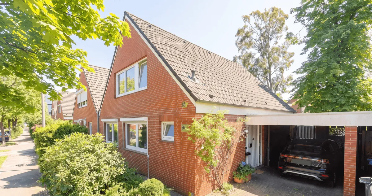 Verkaufte Doppelhaushälfte aus Klinker in Norderstedt
