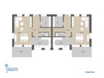 Neubau | Doppelhaushälfte | Effizienzhaus 40 mit PV-Anlage | 2 Bäder | Dachterrasse | 2 Stellplätze - Erdgeschoss